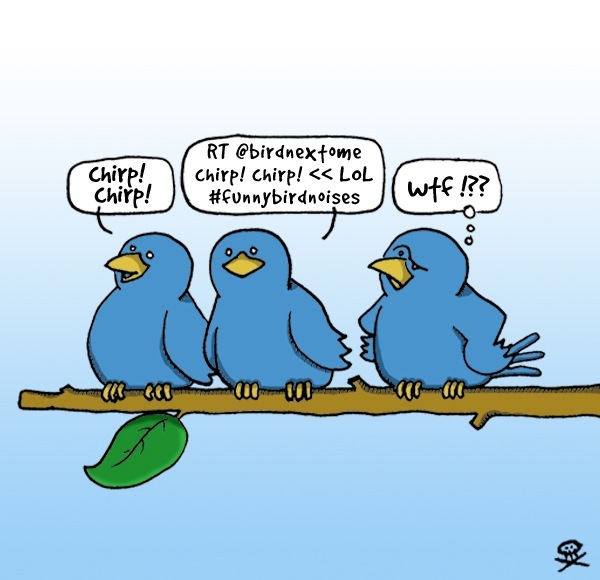 Funny twitter birds