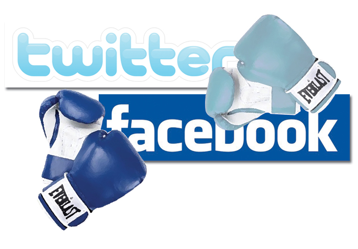 social marketing on twitter vs facebook