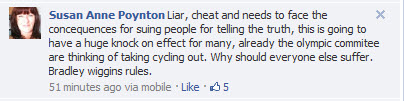 Susan Anne Poynton Tweets about Lance Armstrong interview with Doprah
