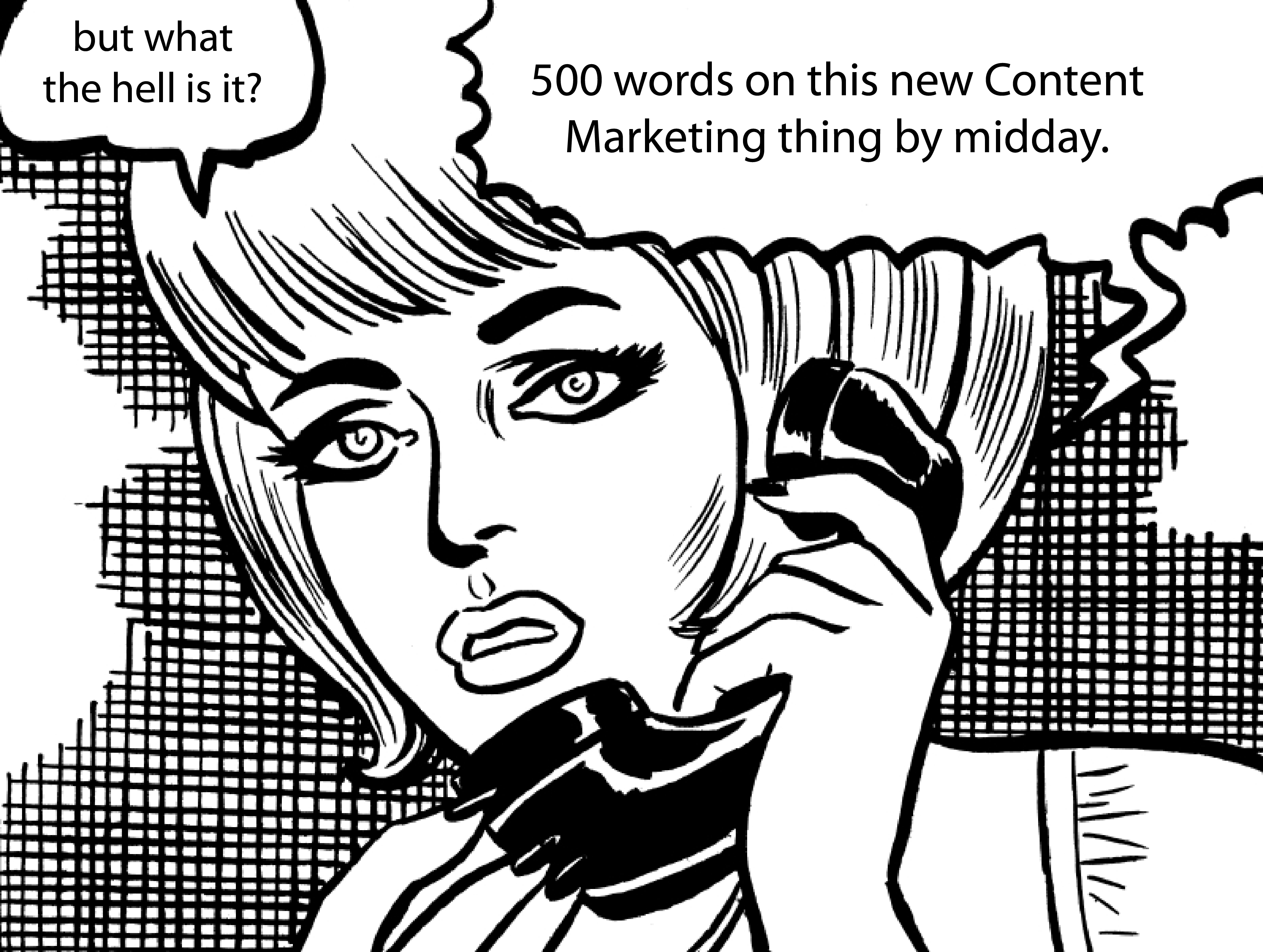 content marketing, phone call