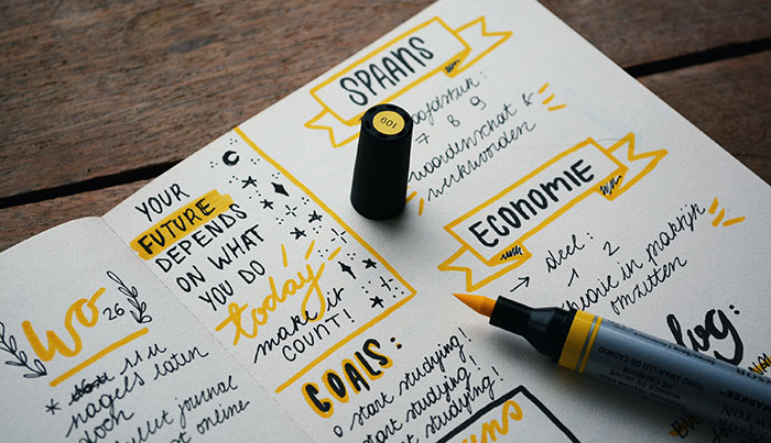 Notes, Goals, Yellow Pen