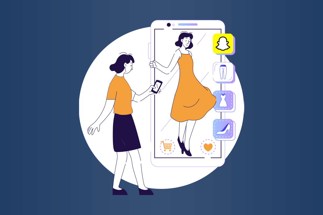 Snapchat Clothing AR illustration