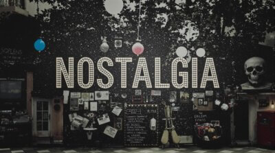 An image that conveys the theme of nostalgia, showing the best of classics and evoking fond memories